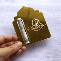 Acrylic Eidi Card – Premium Eid Money Holder Pack Of 2