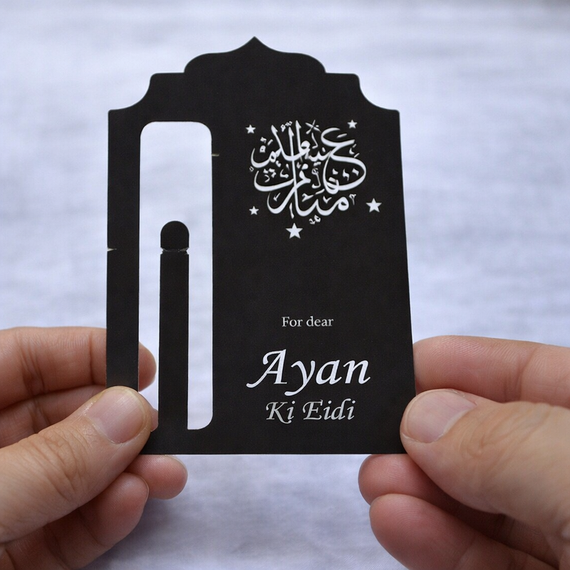 Acrylic Eidi Card – Premium Eid Money Holder Pack Of 2