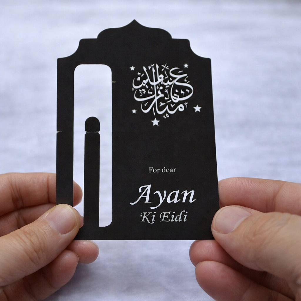 Acrylic Eidi Card – Premium Eid Money Holder Pack Of 2